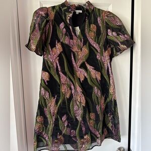 New With Tags THML Orchid Organza Dress, Size Medium